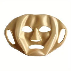 Enhanced 3D Silicone Face Mask - Reusable, Moisture - Lock Design, Multi - Color Options (1PC - Gold)