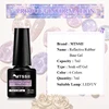 Mtssii 7ml Glitter Reflective Rubber Base Gel Nail Polish Laser Sparkling Semi Permanent Soak Off UV Gel Art Nails Varnish 5