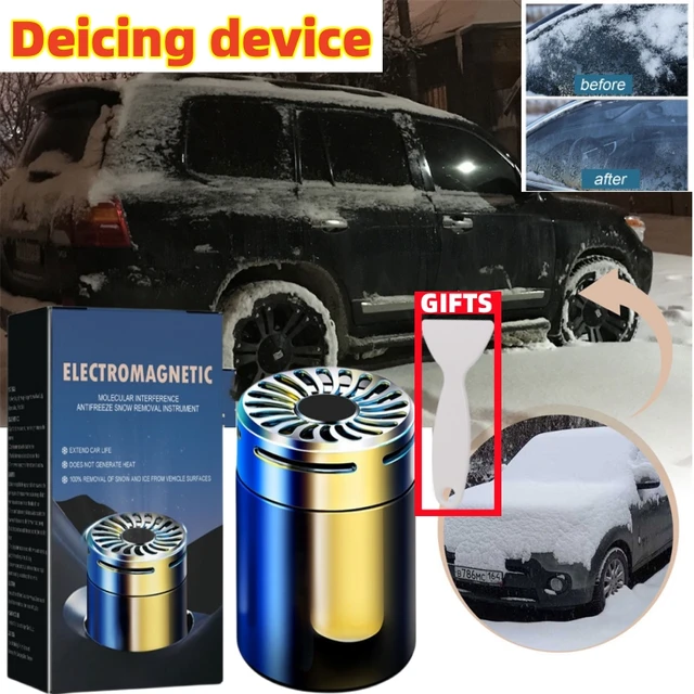 Auto Glas Defroster elektro magnetische Enteiser schnell effiziente  Enteisung Gerät Solar Auto Duft Abtau werkzeug Auto Zubehör - AliExpress
