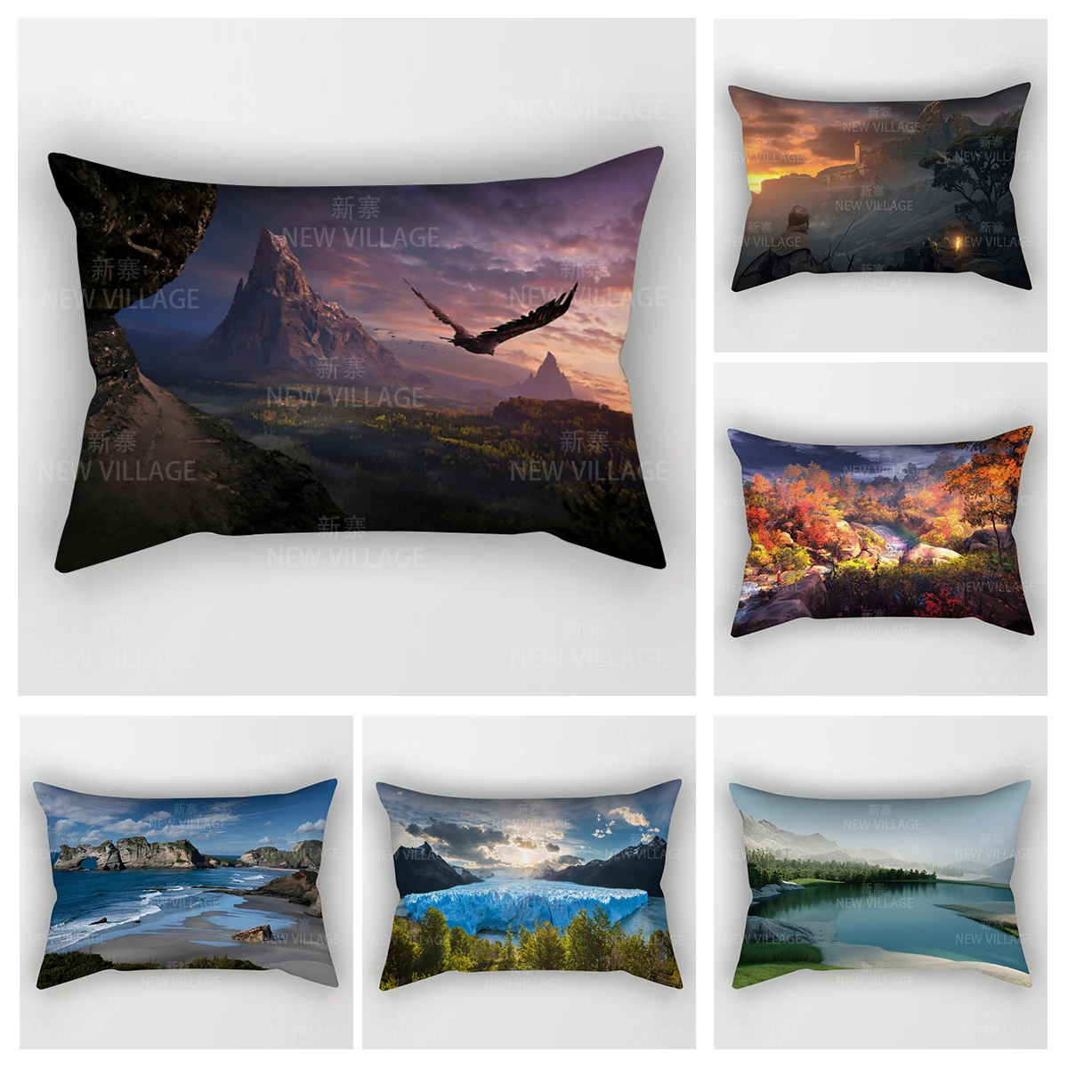 

Home autumn decoration Colorful pattern pillow cushion cover decorations throw pillow covers 30*50 pillowcase 30x50 40x60 50*70