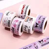120pcs Cute Sanrio Kuromi My Melody Stickers Roll Kawaii Cartoon Thank You Sealing Labels Sticker Anime Vinyl Decoration Decals 2