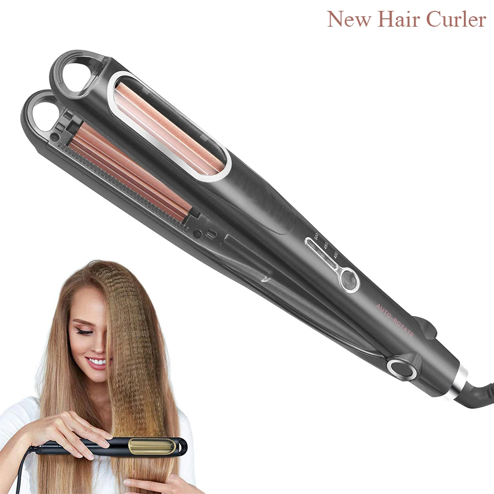 Corrugated Effect Hair Curler Keratin Protein Automatic Corn Splint Ceramic Fluffy and Long-lasting Hold Wave Maker Styling Tool водяной насос jebao sw 8 23w wave maker