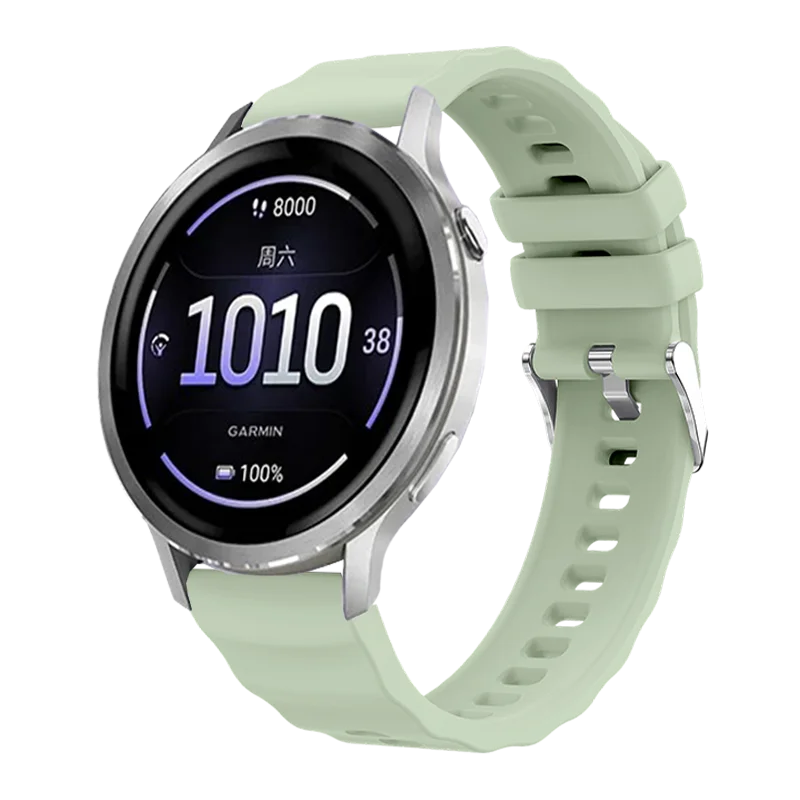 Elegant 18mm Silicone Watch Band - Premium Comfort & Style Strap