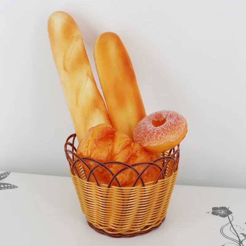 Imitation Bread Simulated Food Model Fake Baguettes Home Decor Keychain Decor Window Display Photography Props Kitchen Toy