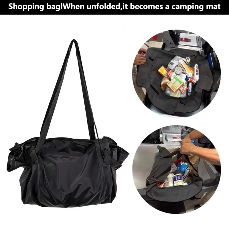 Bolsa de viaje plegable multifuncional con esterilla de picnic incluida
