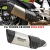 For Honda CB1000R CB 1000R 2018 2019 2020 2021 2022 2023 Motorcycle Exhaust Escape Moto System Modified Carbon Fiber Muffler
