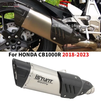 For Honda CB1000R CB 1000R 2018 2019 2020 2021 2022 2023 Motorcycle Exhaust Escape Moto System Modified Carbon Fiber Muffler