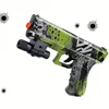G-17 Ball Blaster Pistol Toys, Manual Blaster, NO Need Charge Outdoor Shooting Toys, Backyard Games Gift 4