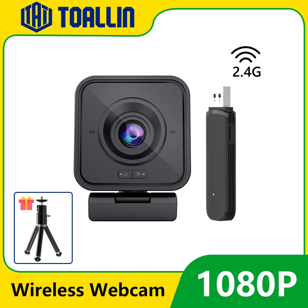 Toallin Wireless Webcam For Desktop Computer TOALLIN Windows Hello - Main Image