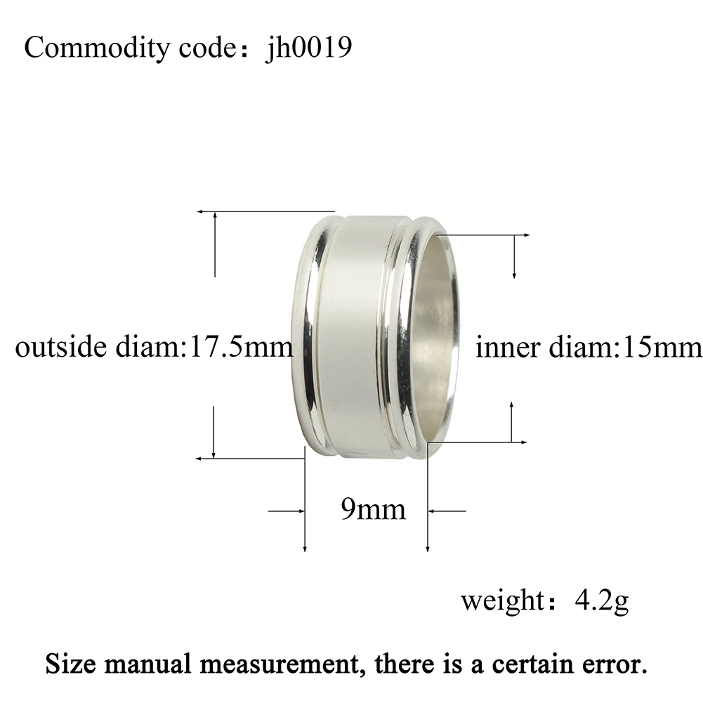 10pcs/lot silver metal decorative rings for tobacco pipe decorations, for pipe body and mouthpiece decorations，silver plated 5