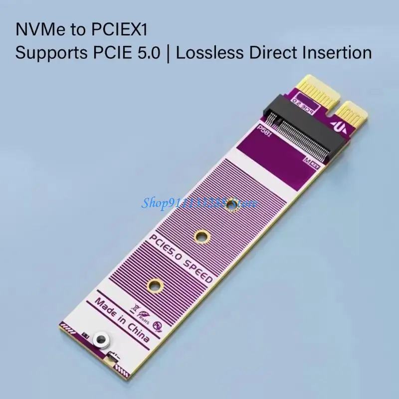 G88D PCIE 5.0 X1-M.2 어댑터 카드 NVME 확장 M 키 인터페이스 M.2 지원 2280/2242/2230 빠른 설치