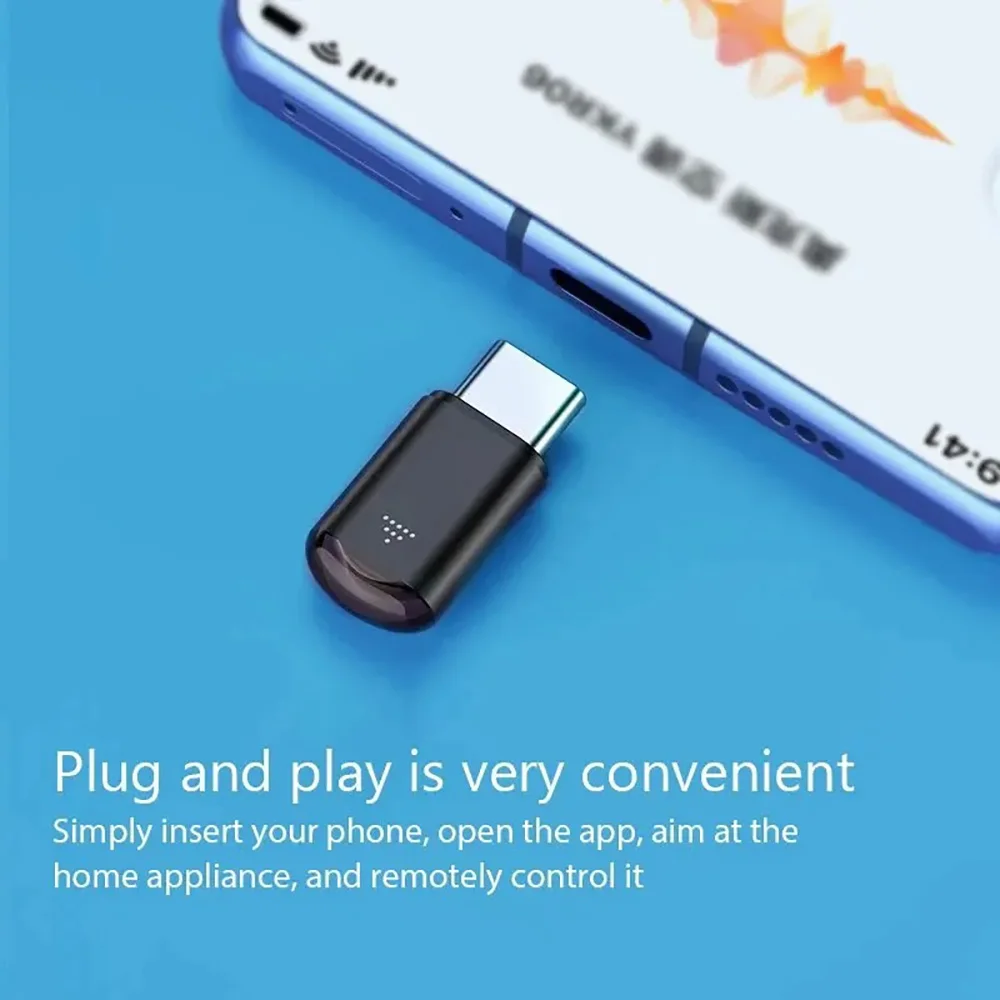 Type C Smart IR Wireless Remote Control Phone APP Mini Adapter Infrared Transmitter For iPhone Smartphone TV Box Air Conditioner - Image 3