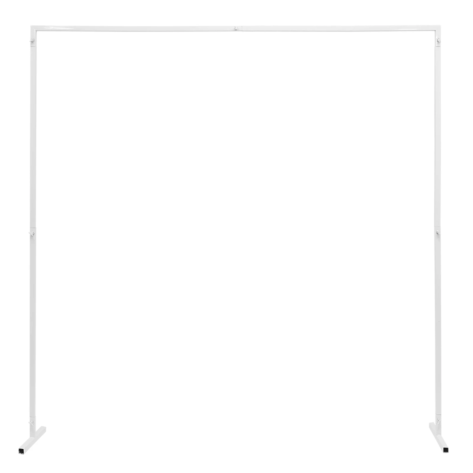 Wedding Stand with Bases Easy Assembly White Color Square Garden Arch Metal for Weddings Quinceaneras Event Decoration
