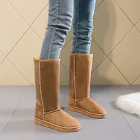 Comemore Women Tall Winter Padding Black Boots Fashion Snow Boots Women's High Boot Size 41 Hot Warm Shoes Botas Mujer - Image 2