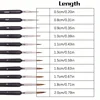 11Pcs/Set Hook Line Pen For Watercolor Oil Painting Extra Fine Soft Wolf Hair Hand Brush Gouache Acrylic Nail Art  Drawing 5