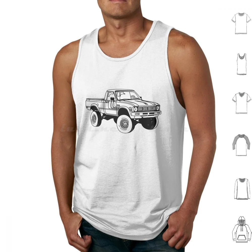 

1979 4X4 пикап топы Печать Хлопок Такома грузовик 4X4 Trd внедорожник Тундра Такома 4runner внедорожник Yota грузовик земля