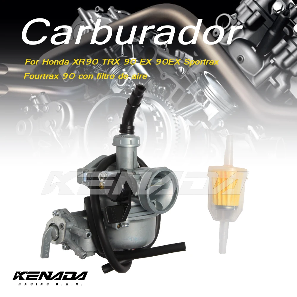 

Carburador For Honda XR90 TRX 90 EX 90EX Sportrax Fourtrax 90 con filtro de aire Carb