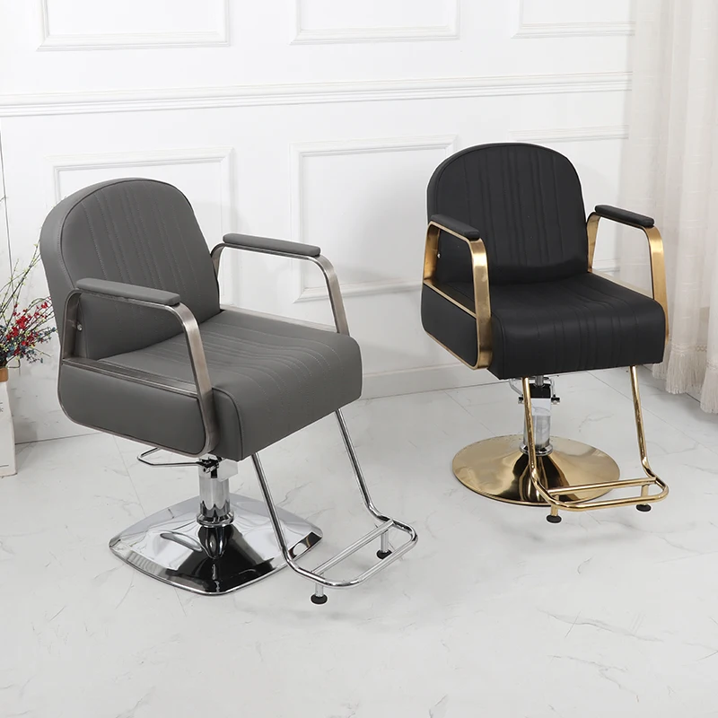 

Modern Saddle Leather Makeup Chair Professional Reclining Barber Manicurist Chairs Salon Aesthetics Beauty Sillas Furniture Shop