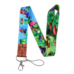 Vibrant Video Game Lanyard with Card Holder - Ideal for Students, Office, and Travel (3)