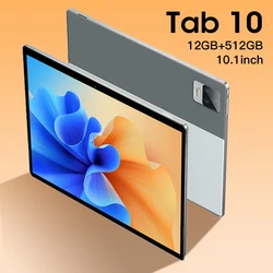 Tablette Android 11 de 10 pouces, avec 12 go de RAM, 512 go de ROM, MTK Helio P60, 10 cœurs, 8800mAh, Dual 5G GPS 