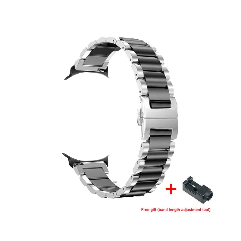 Stainless Steel Metal Bracelet Strap - Sporty Elegance Watchband