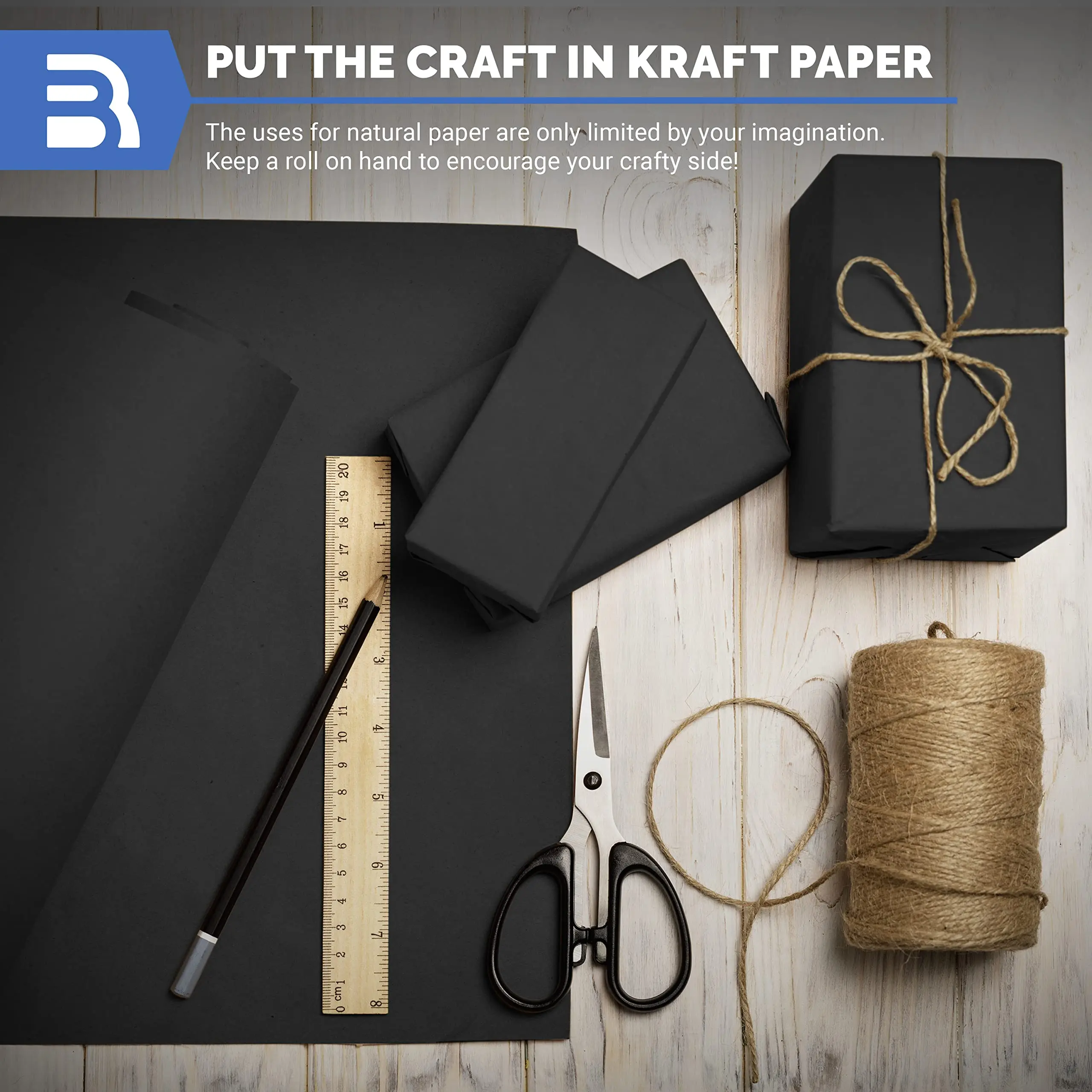 1 Roll Of Black Kraft And Craft Paper 30CM*10M Wall Art, Easel Paper,  Non-Fading Bulletin Board Paper, Gift Wrapping Paper