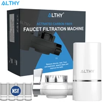 ALTHY Faucet Tap Water Filter เครื่องกรองระบบลดสารตะกั่ว คลอรีน และรสชาติไม่ดี NSF Certified 320-Gallon Kitchen 1