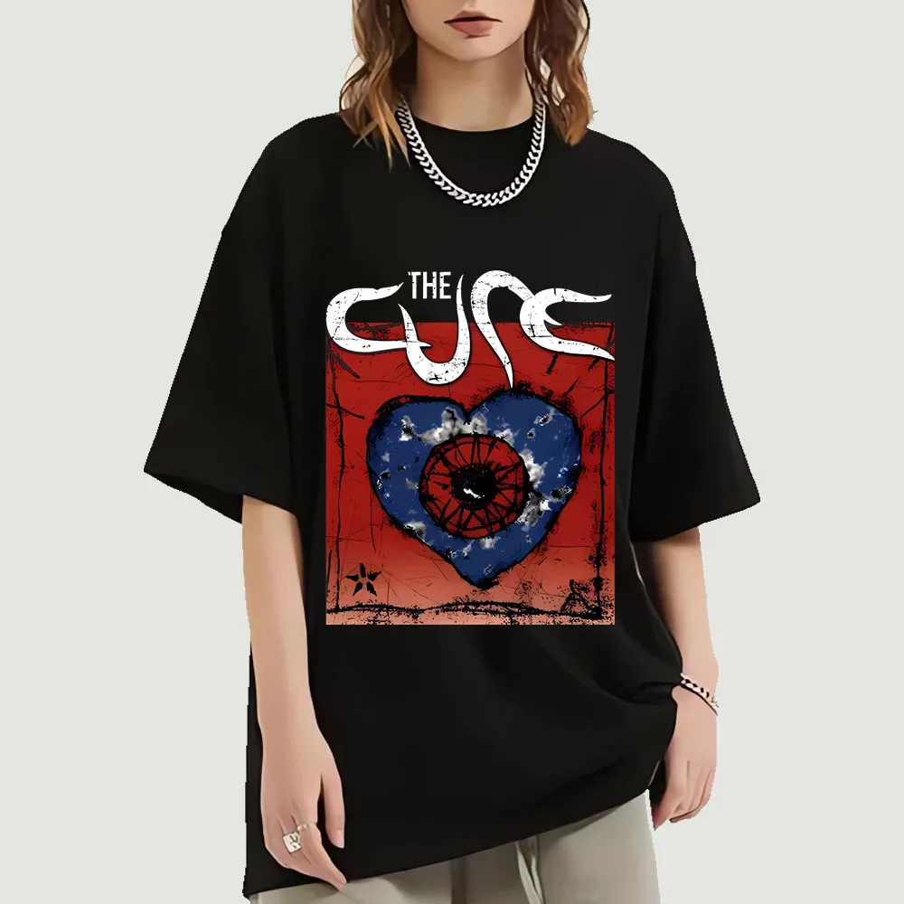 

Retro The Cure Friday I'M In Love T Shirt Female Male Streetwear 90S Streetwear T-Shirt Summer Harajuku Cotton T Shirts Clothing