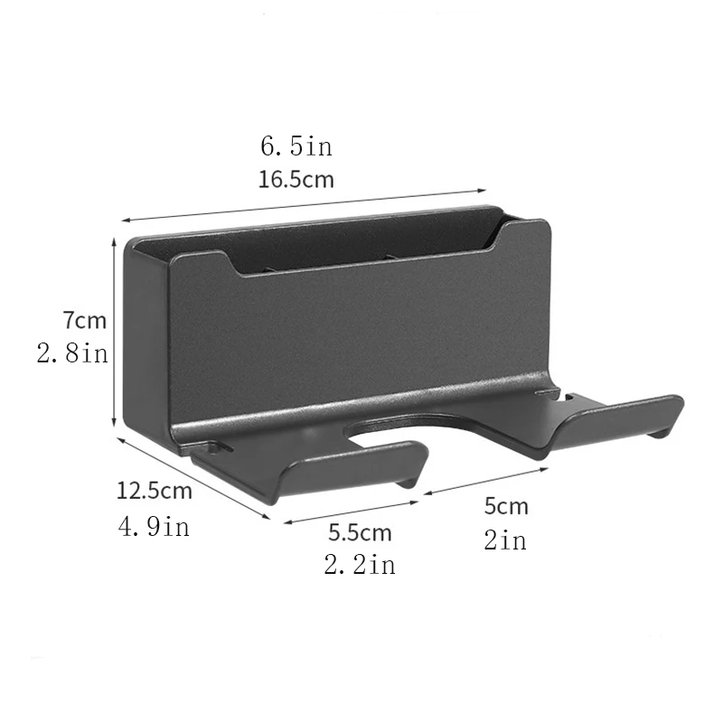 Wall-mounted Punch-free Hair Dryer Rack Bathroom Bracket Bathroom Rack bathroom shelf rack bathroom storage rack storage rack hair dryer storage rack hair dryer holder
