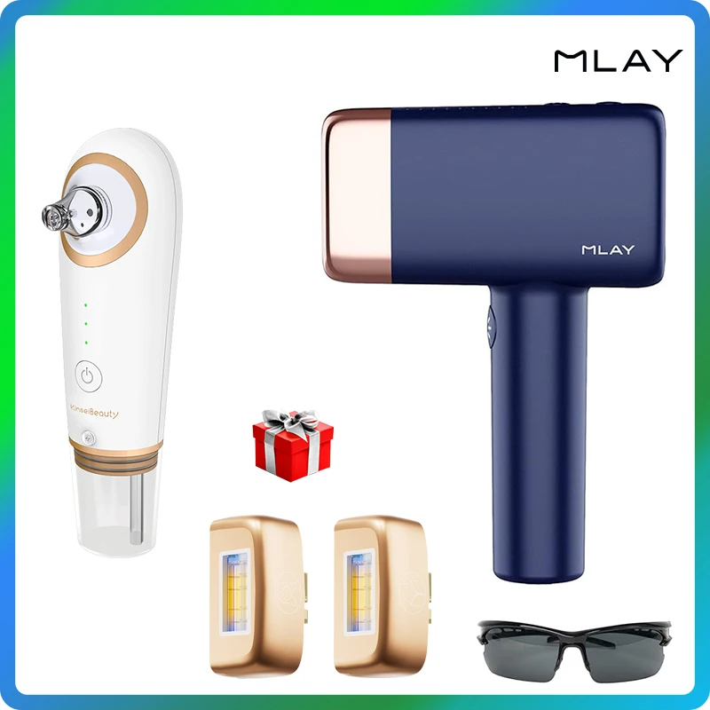 IPL Hair Removal Machine T14 MLAY Permanent Epilator Body Electric Malay Female 500000 Flashes Ice Cooling