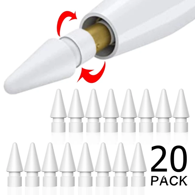 1/20Pcs Replacement Tips for Apple Pencil: Enhance Your Digital Drawing Experience