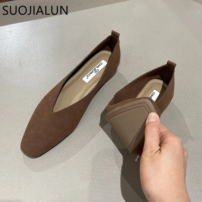 Women Shoes Women Flats Flat Shoes Round Toe Slip On Casual Ballet Shoes Soft Leather