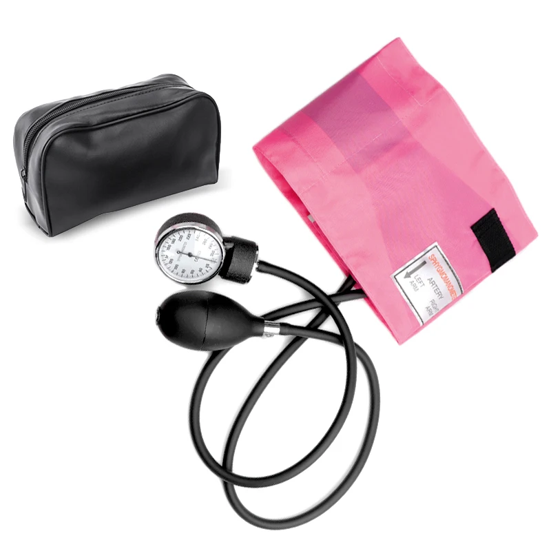Medical Health Blood Pressure Monitor BP Cuff Manometer Arm Aneroid Sphygmomanometer Gauge Meter Tool with Stethoscope blood pressure monitor,blood pressure meter