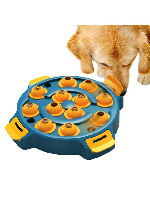 Maze Disc Dog Puzzle Toy Slow Eating Boost Intelligence With Fun