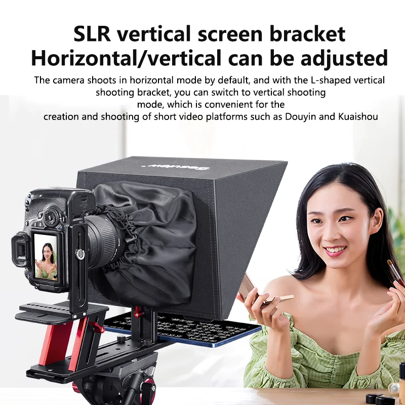 Bestview TP150 Universal Portable Teleprompter for Phone DSLR Recording Live Broadcast Mobile Video Shooting New