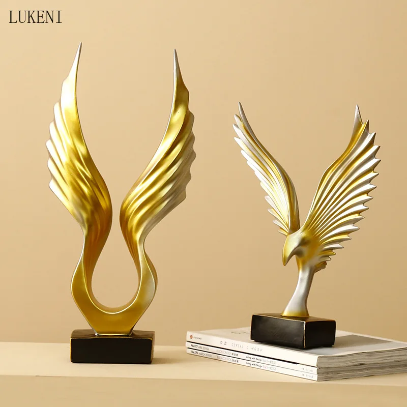 

Украшение в виде крыльев Ангела из смолы в Северо-европейском и американском стиле, мягкое украшение, украшение для телевизора, винного шкафа, подарок