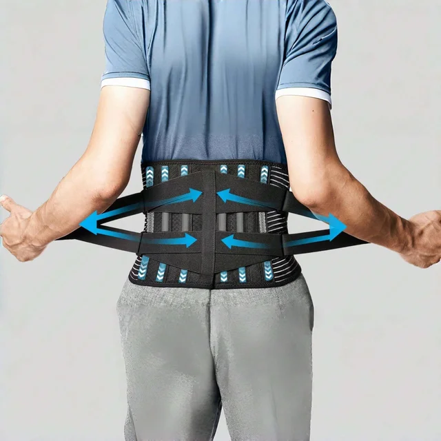 Back Support Waist Trainer Lumbar Support for Protruding Intervertebral Discs Suitable Weightlifting in Outdoor Home and Work 2