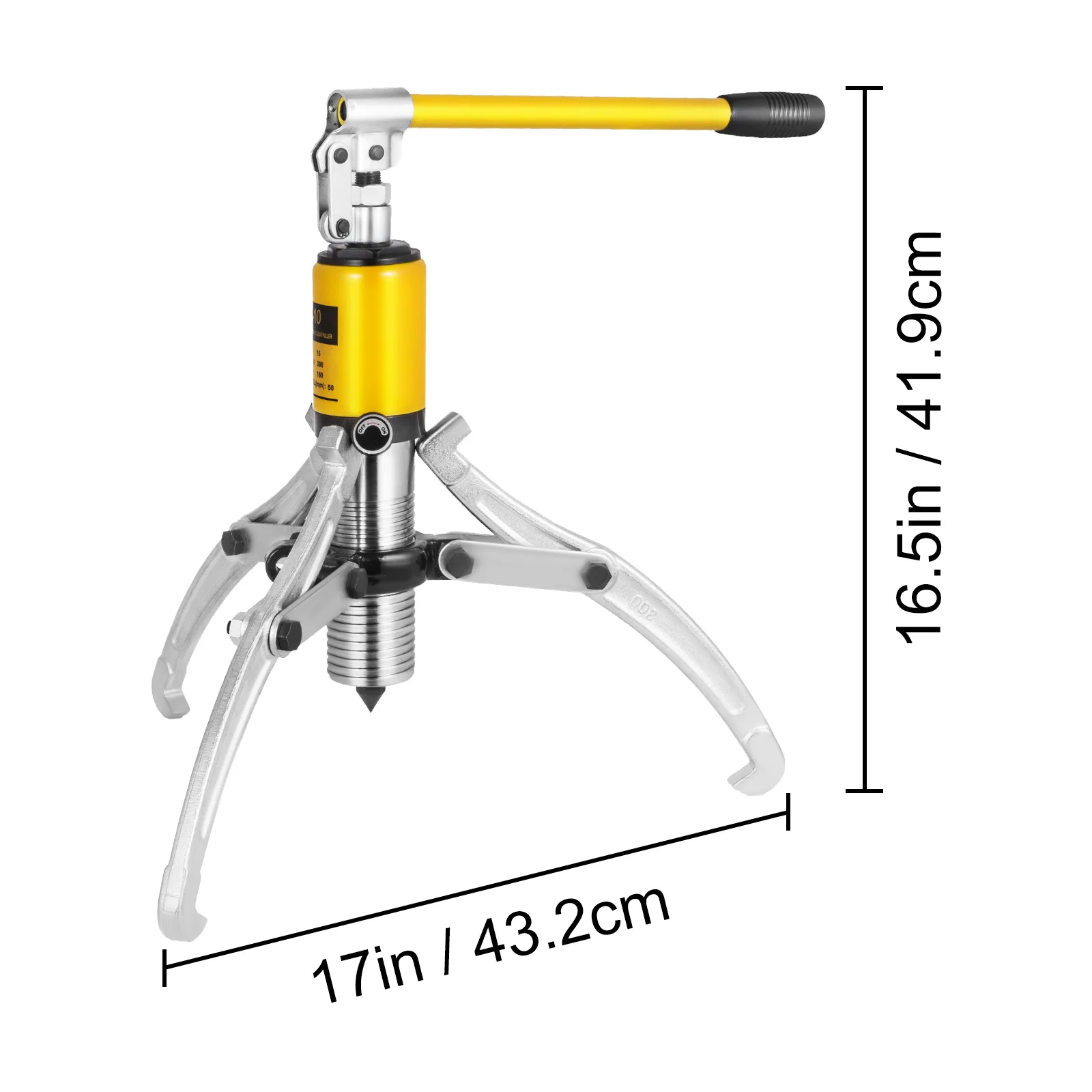 Extracteur de vitesse hydraulique VEVOR 15 t Machine de dessin