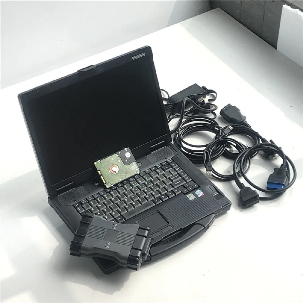 

WIFI MB Star C6 Car Diagnostic Scanner with DOIP Star C6 Multiplexer vci Software HDD V2023.12 in Laptop CF52 Ready to Use