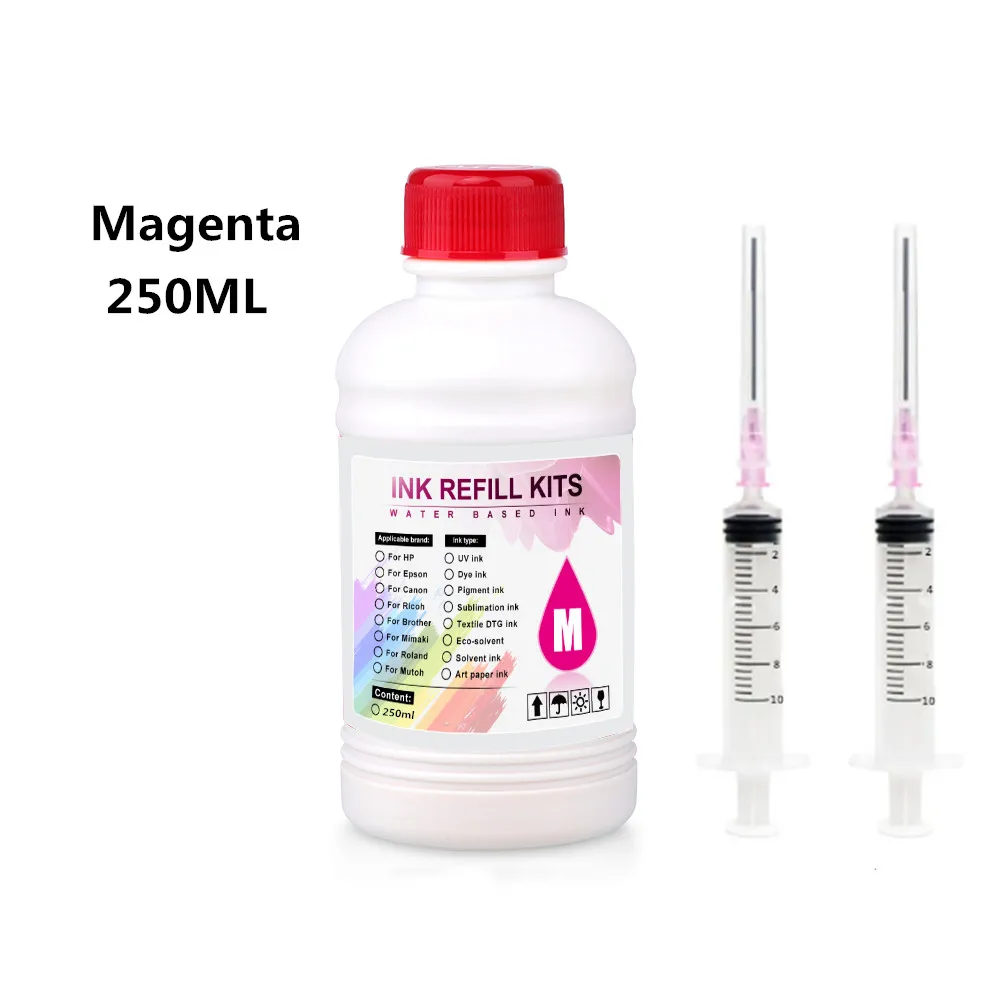 250ml Refill Dye Ink HP Canon Epson Brother Printer and Ink Cartridges HP 301 302 304 305 Canon 845 846 445 446 815 816