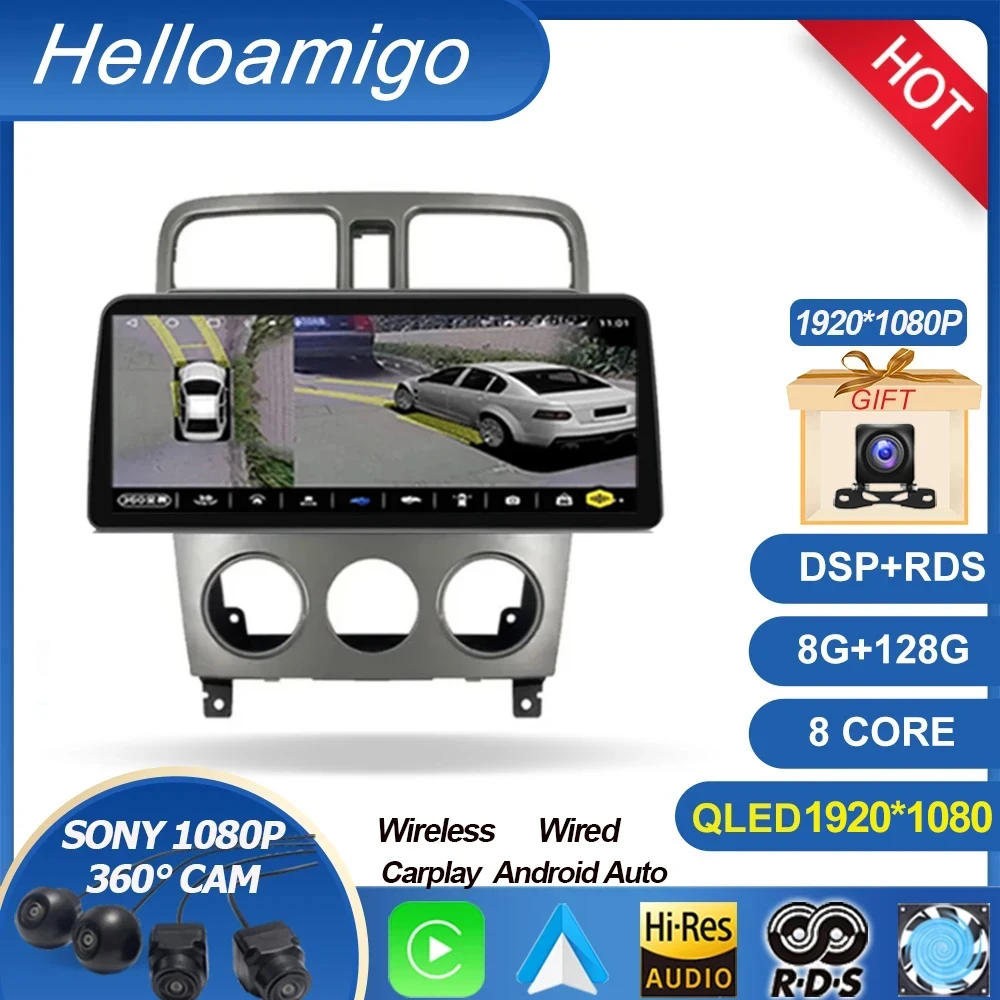 

Android 13 Car Radio For Subaru Forester SG 2002-2008 Multimedia Video Player Navigation Stereo GPS Carplay Autoradio 2Din