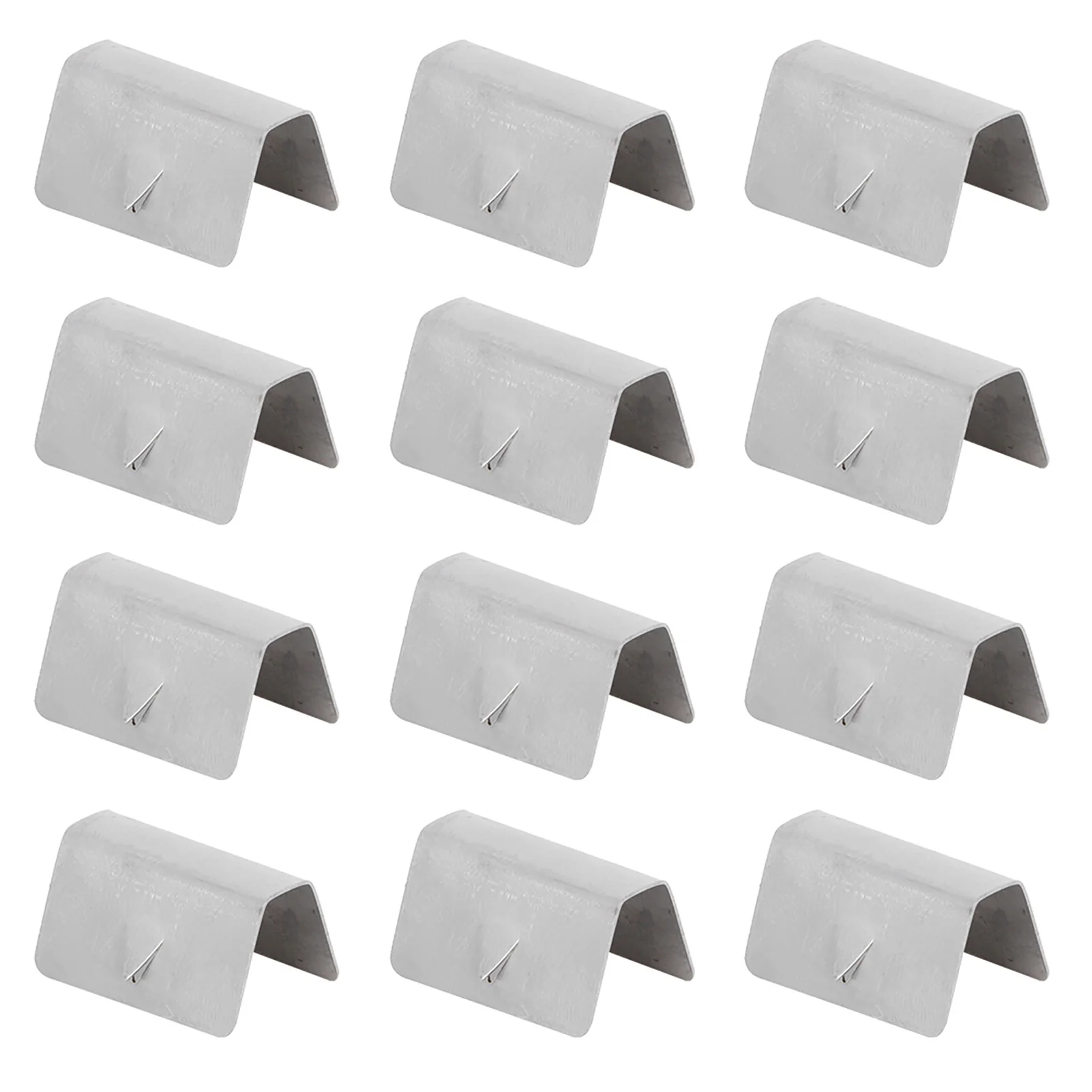 Car Wind Rain Deflector Channel Stainless Steel Fixing Retaining Clips 12Pcs Fit For HEKO G3 car window deflectors