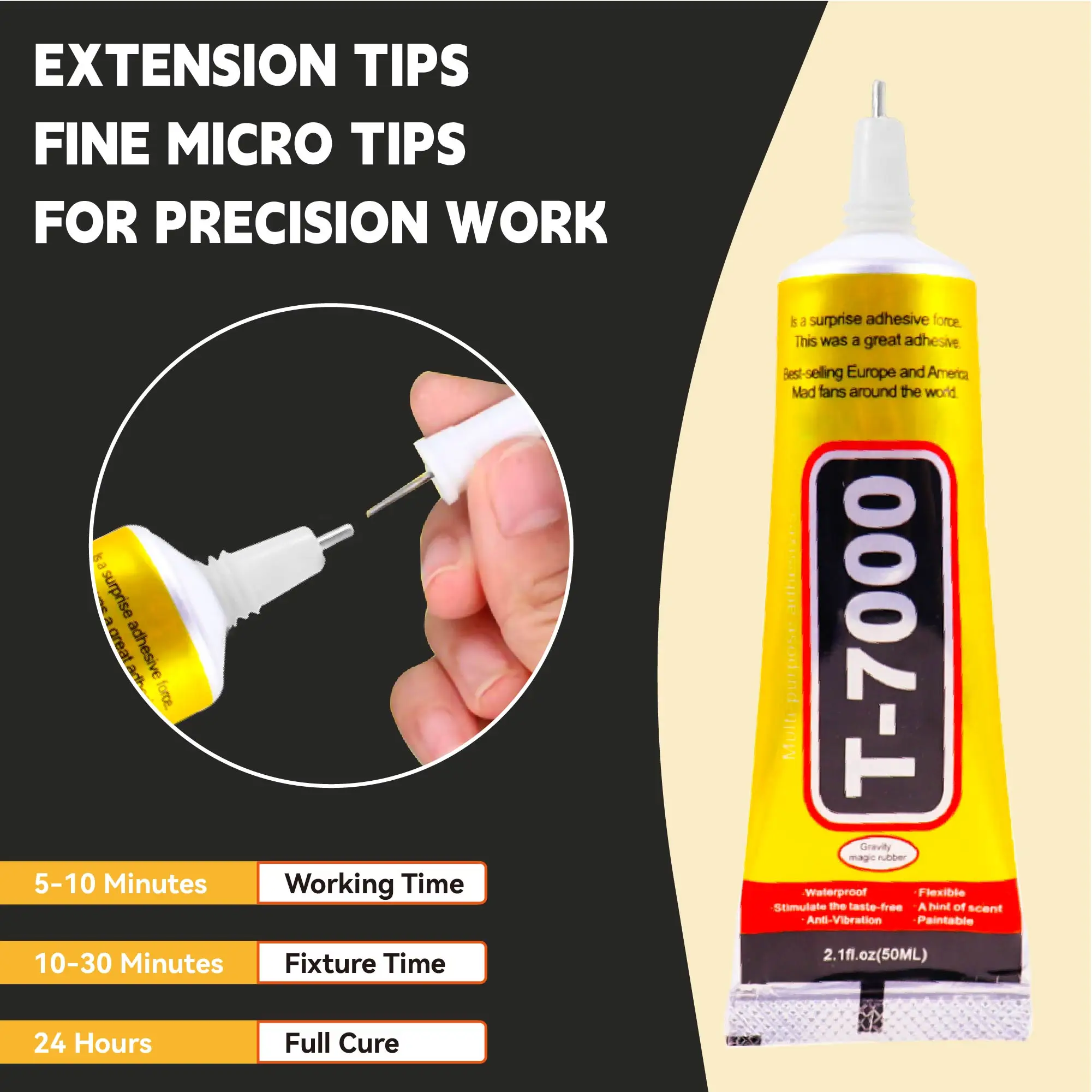 B7000 Contact Phone Repair Adhesive T7000 Frame Battery Cover Glass Repair  Glue 15ML 25ML 50ML 110ML 4