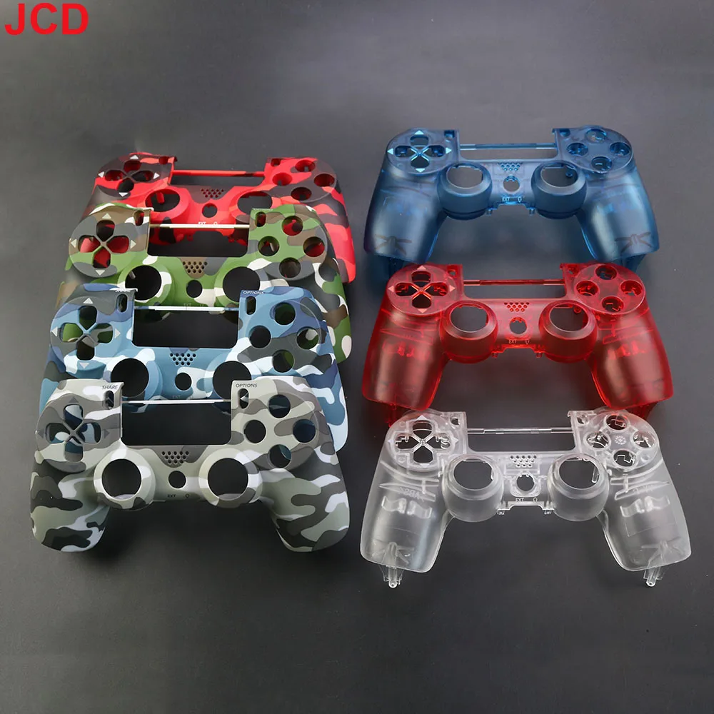 JCD 하이 퀄리티 전면 쉘 케이스 하우징, PS4 5.0 컨트롤러 JDS-050 JDM 050 055 교체 부품, 상단 커버
