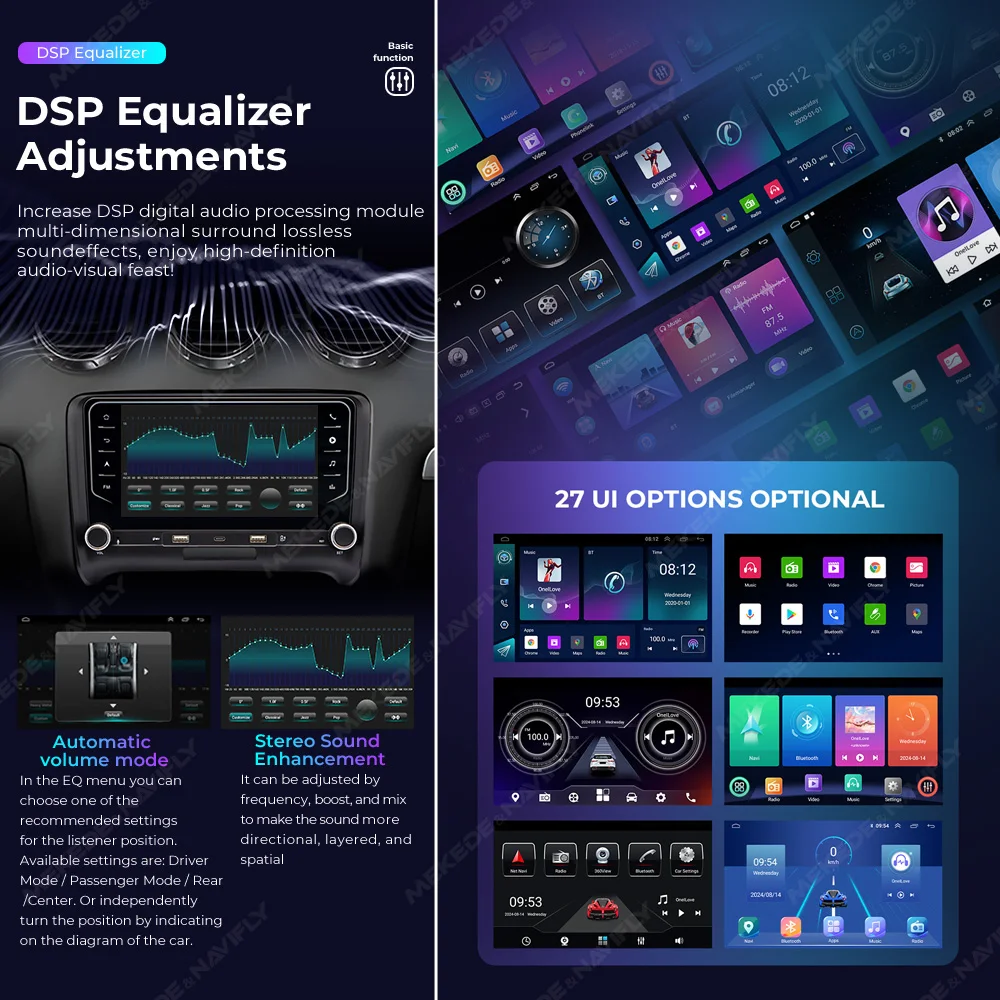 For Audi TT MK2 8J 2006-2014 7inch Android all in one Car Radio Multimedia Player GPS Navigation Wireless Carplay Android Auto