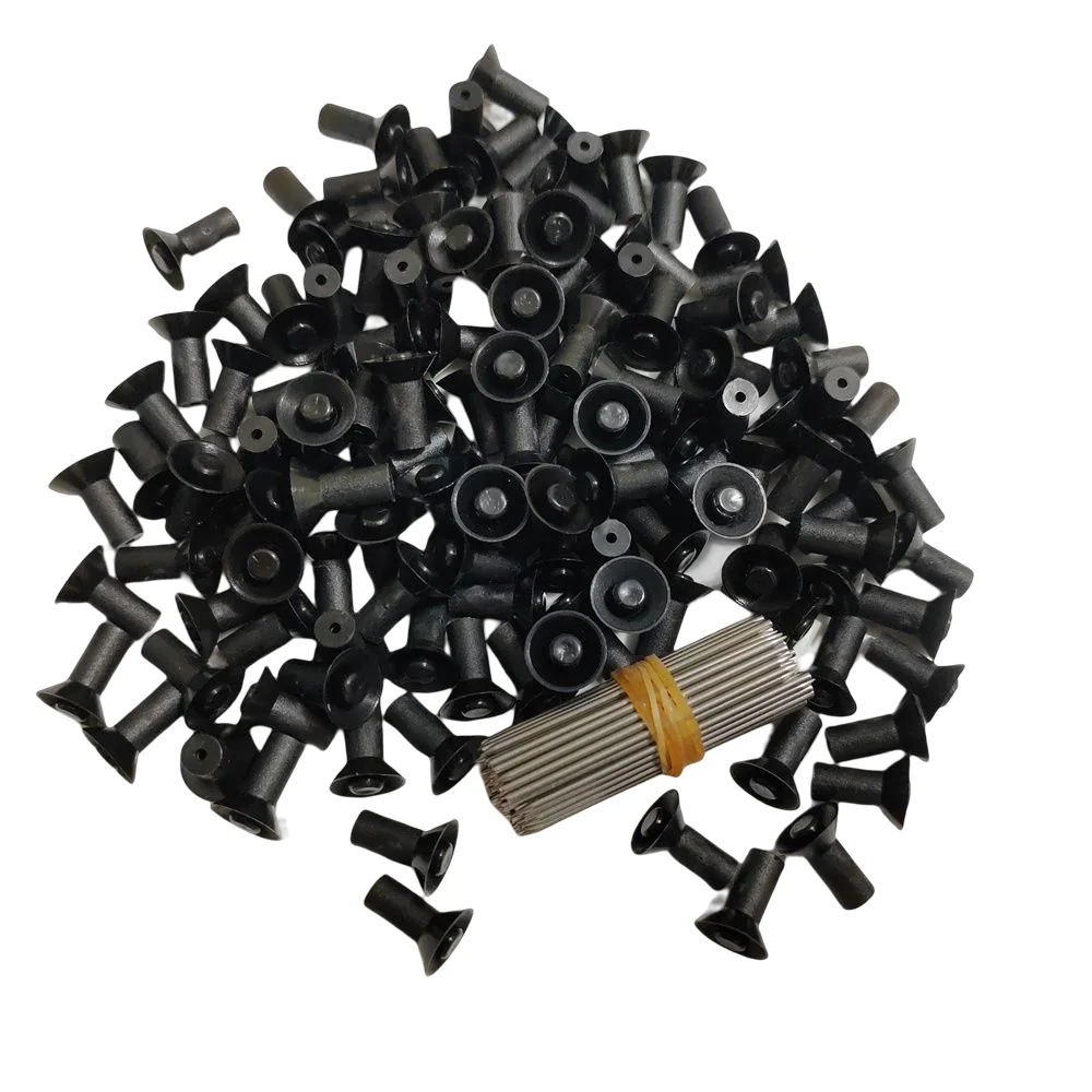 

100Pcs 1.6inch Length Steel Blow Darts Needles 0.05inch Outer Diameter for Archery Hunting Shooting 40''/10mm Caliber Blowpipe