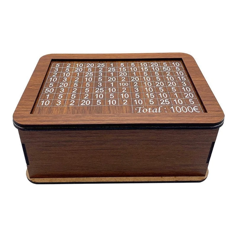 Wood Piggy Banks Save Money Box Household Party Decorative Organizers for Home Bedroom Dormitory Party Decoration 2