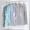 10Pcs Clothes Dust Cover Clear Garment Bag Garment Covers Waterproof Garment Bags Wardrobe Hanging Clothing Coat Dust Cover 6