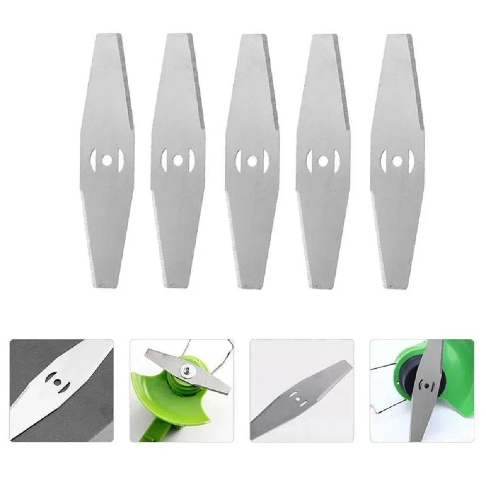 Grass Trimmer Head Grass Trimmer Lawn Mower Trimmer Blade Brush Cutter Accessories Grass Trimmer Blade Mower Accessories 5pcs
