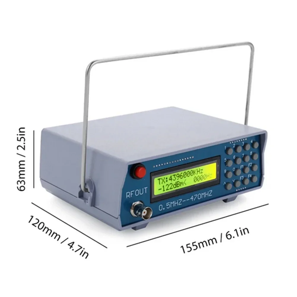 ABS Generator -70 To 132dBm 0.5M To 470MHz 12VDC Power Supply 800Hz Toning Modulation Arrow Keys Generator Tester 5